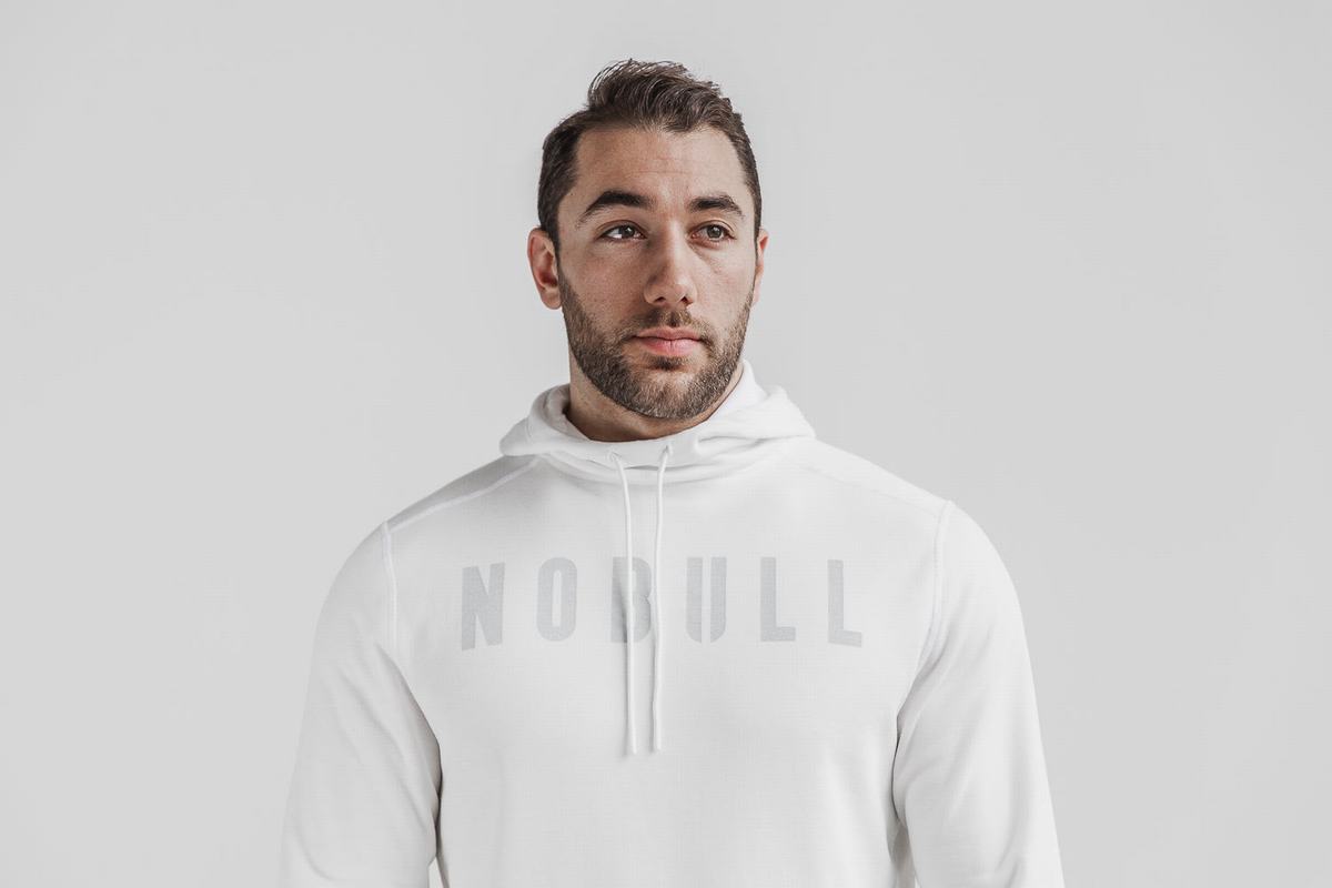 Nobull Men's Hoodie Dark Red | Australia (AR8754)